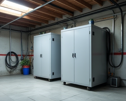 Lithium-battery-garage